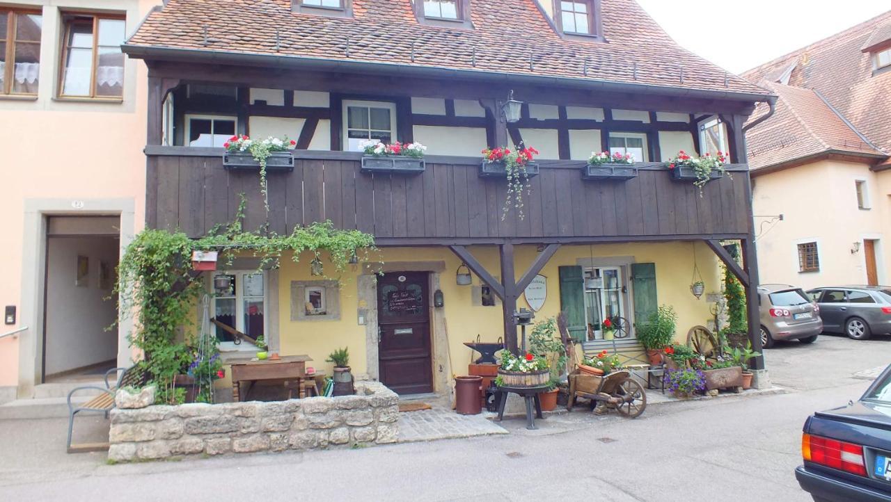 Hotel Gaestehaus Gerlinger Rothenburg ob der Tauber Exterior foto